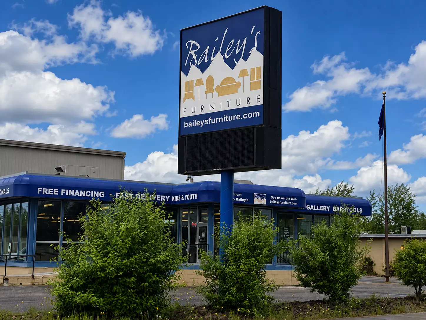 Bailey's Furniture Fairbanks storefront